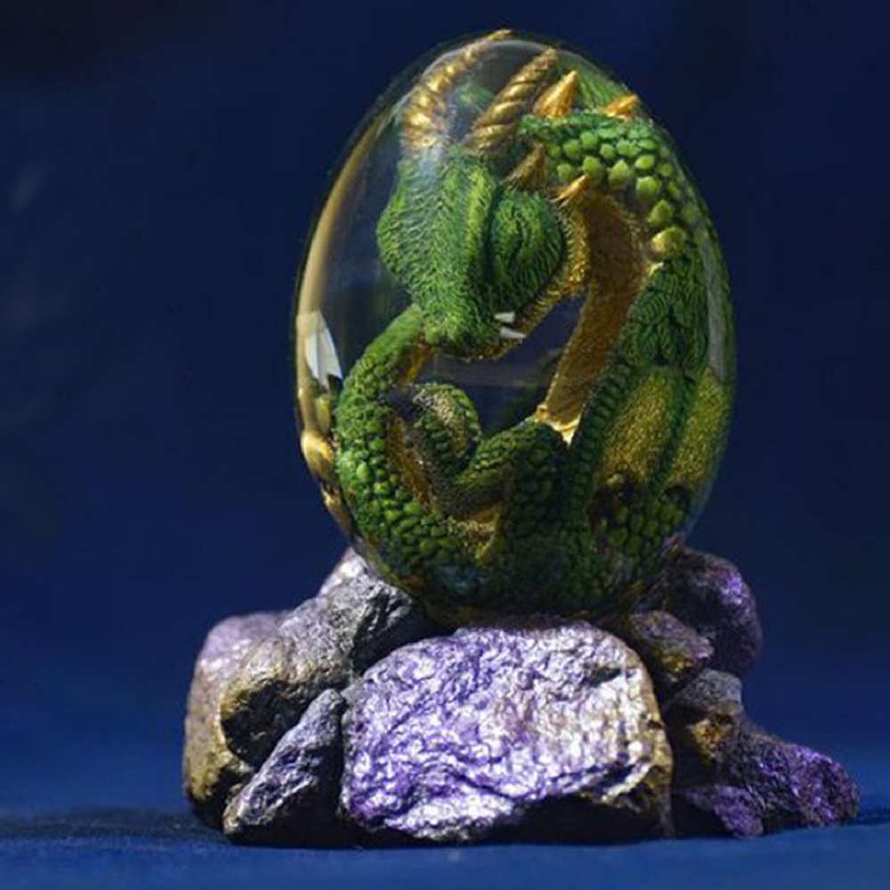 Art Craft Easter - Statue d'œuf de Dragon de lave