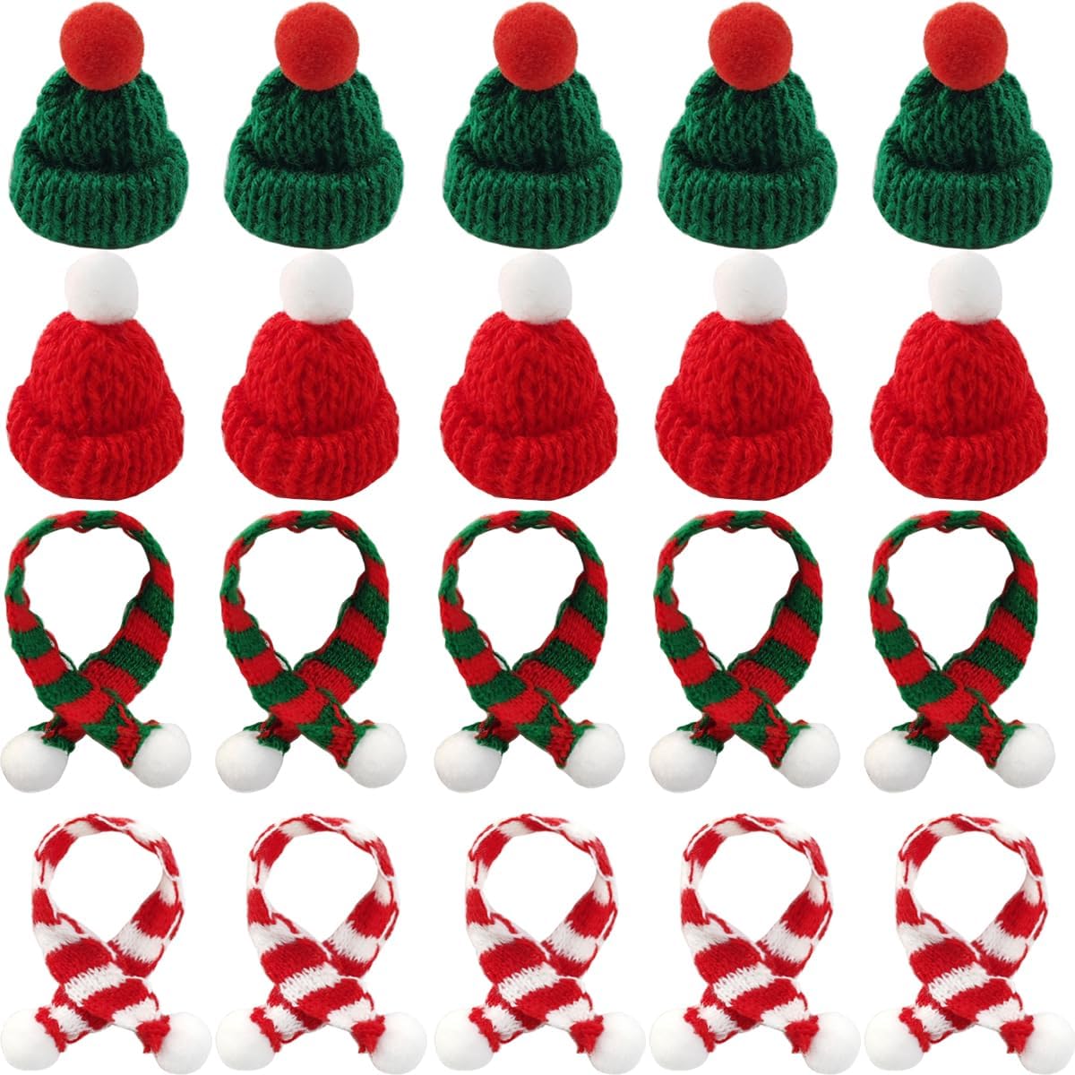 Art Craft Hat - 32 pièces Mini chapeau en tricot