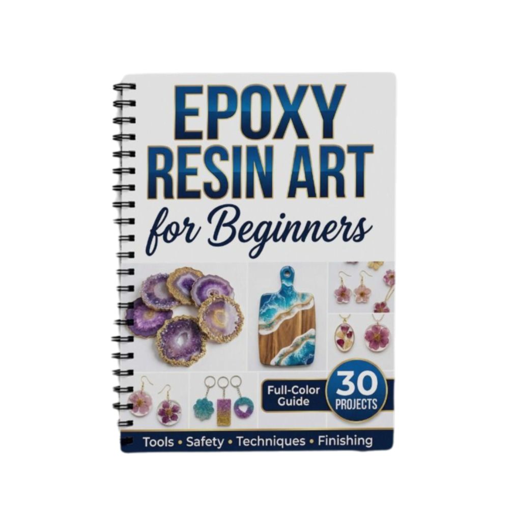 Art Craft Notebook - Manuel d'art en résine époxy étape