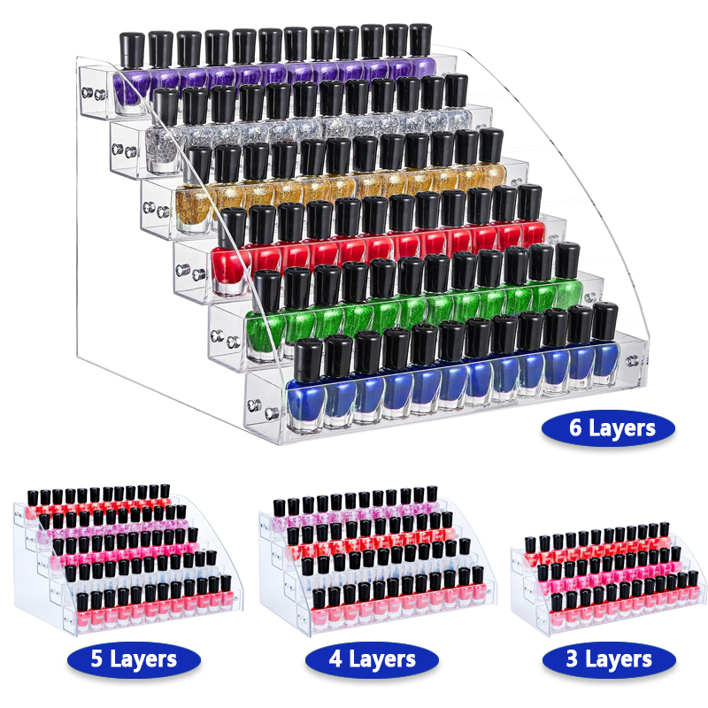 Acrylic Pour Paint - Organisateur de vernis à ongles en