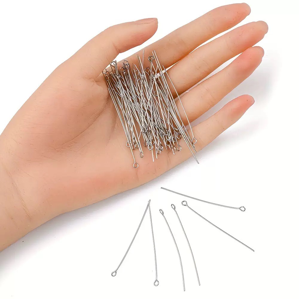 Art Craft Wire - 200 pièces d'épingles à œil en