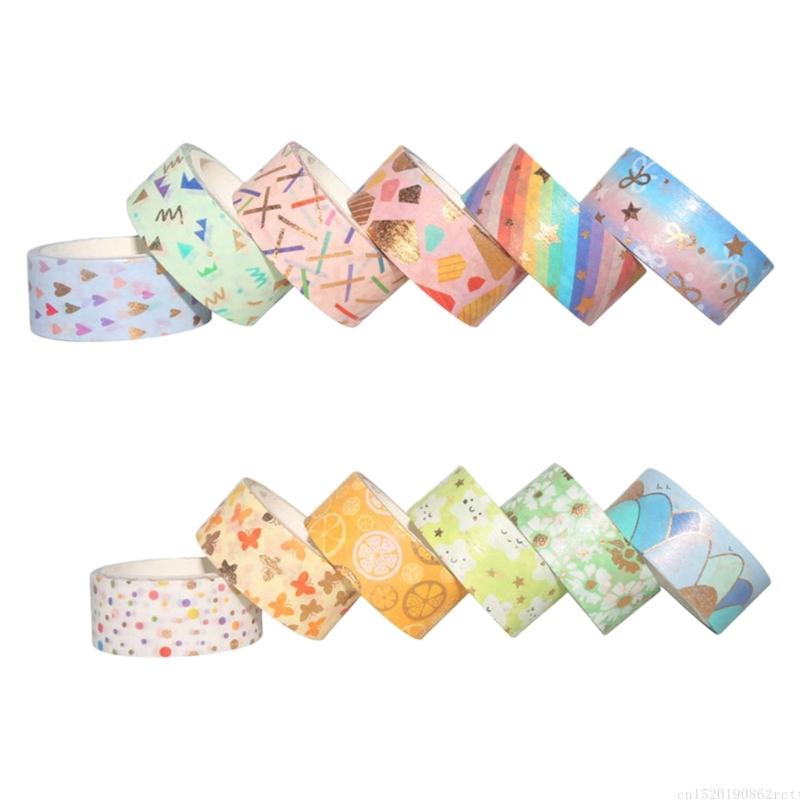 Art Craft Notebook - D5BB 12 rouleaux ruban papier décoratif,