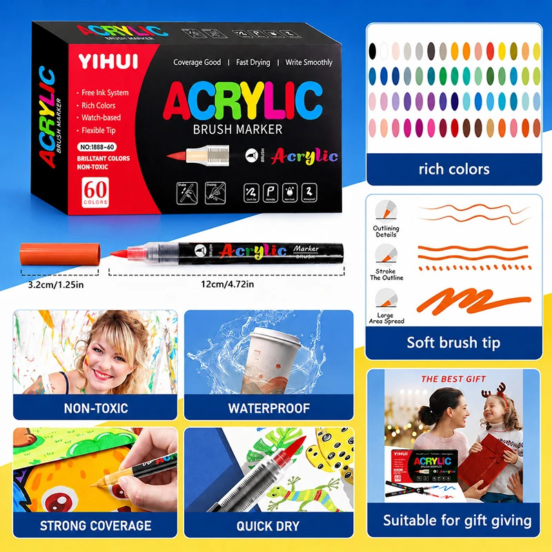Ensemble de stylos marqueurs a - Acrylic Pour Paint avis et prix