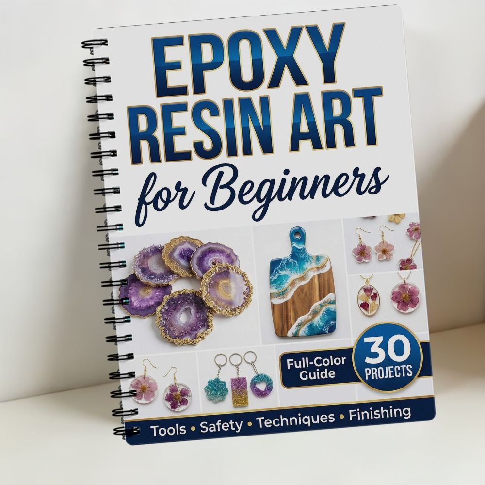 Manuel d'art en résine époxy é - Art Craft Notebook avis et prix