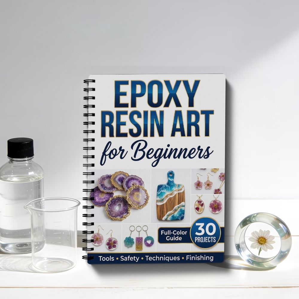 Manuel d'art en résine époxy é - Art Craft Notebook avis et prix