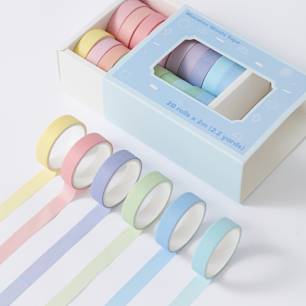 20 rouleaux de ruban adhésif m - Art Craft Notebook avis et prix
