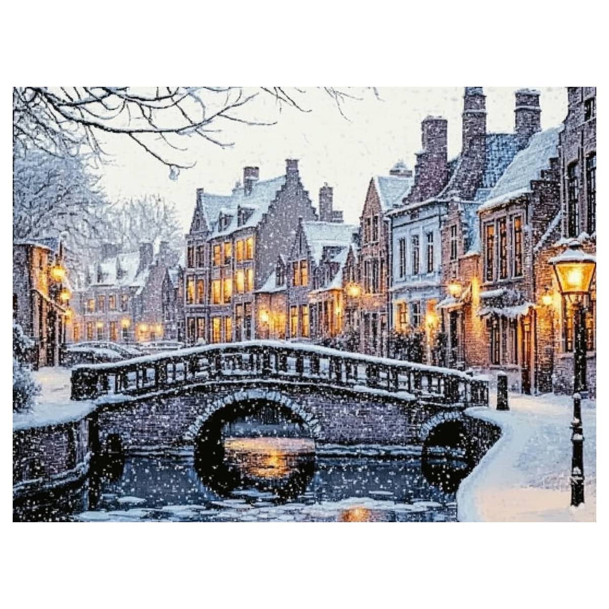 La ville en hiver 30X40CM/11.8 - Art Craft Winter avis et prix