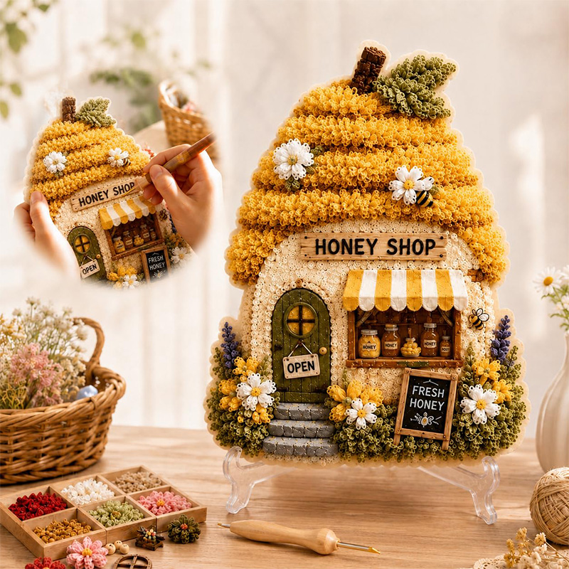 Kit DIY Poke Art Maison Champi - Art Craft & Architecture avis et prix
