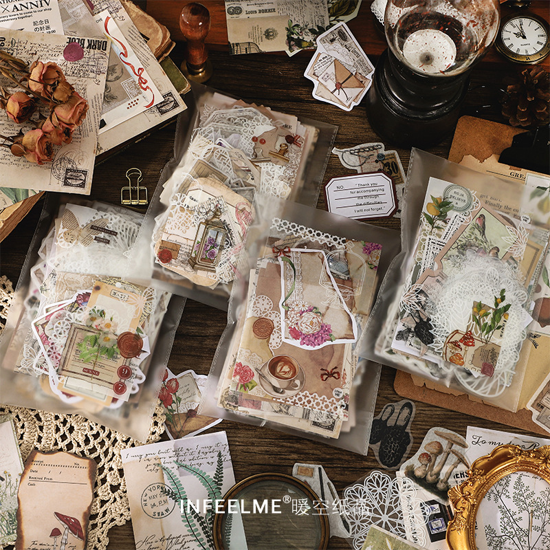 Lot de 260 autocollants vintag - Art Craft Notebook avis et prix