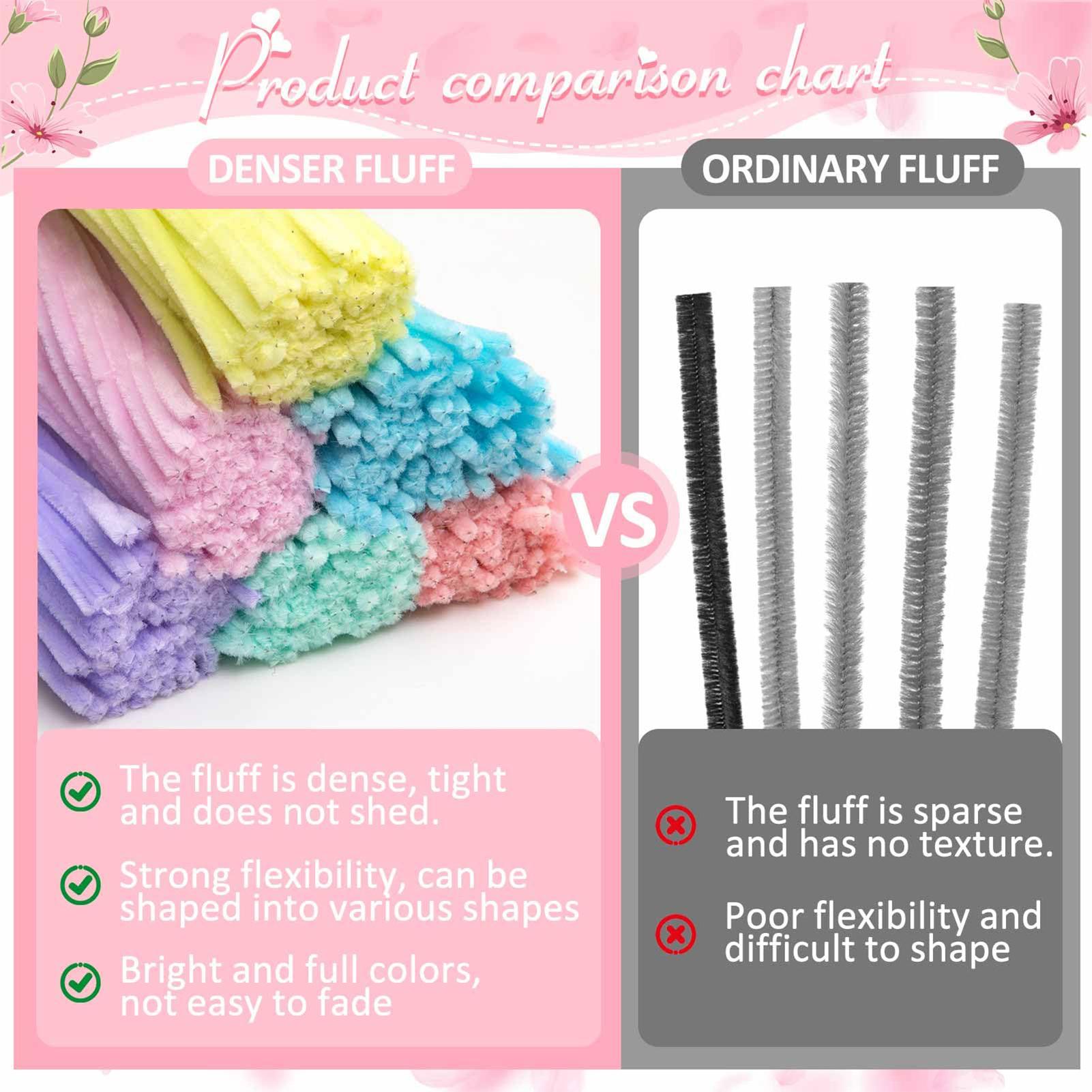 Bâtonnets de chenille colorés, - Art Craft Wire avis et prix