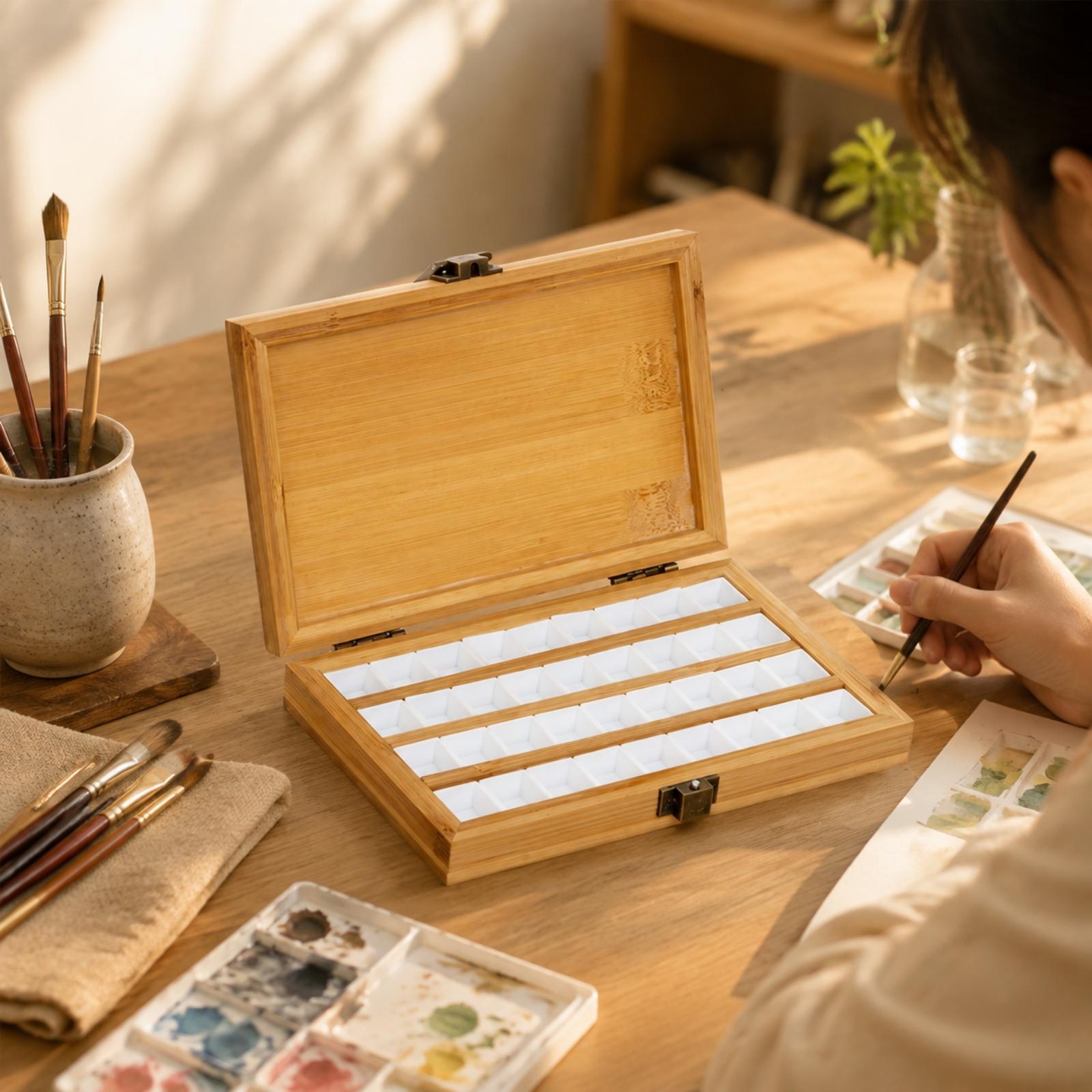 Palette en bois pour peinture  - Box Art And Craft avis et prix