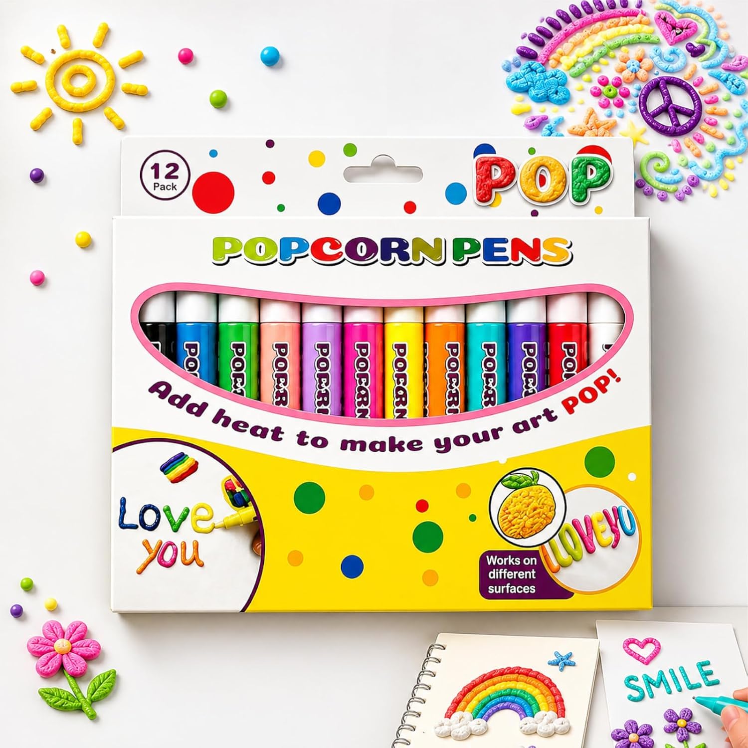 Stylos à popcorn gonflés magiq - Art Craft Notebook avis et prix