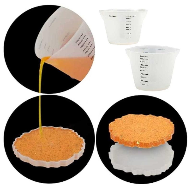 Gobelets à mesurer en Silicone - Acrylic Pour Paint avis et prix