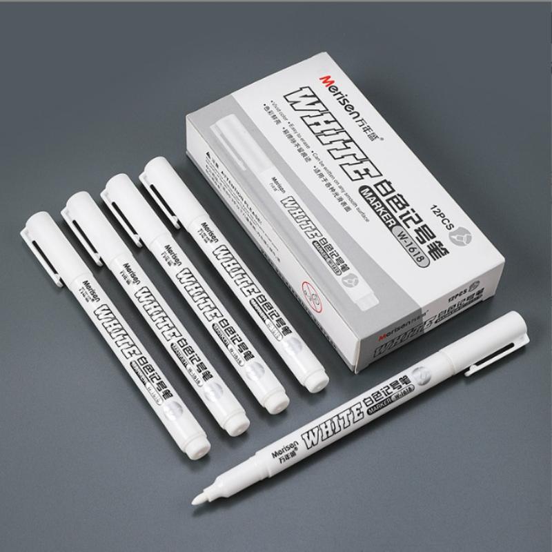 12 stylos marqueurs blancs per - Box Art And Craft avis et prix