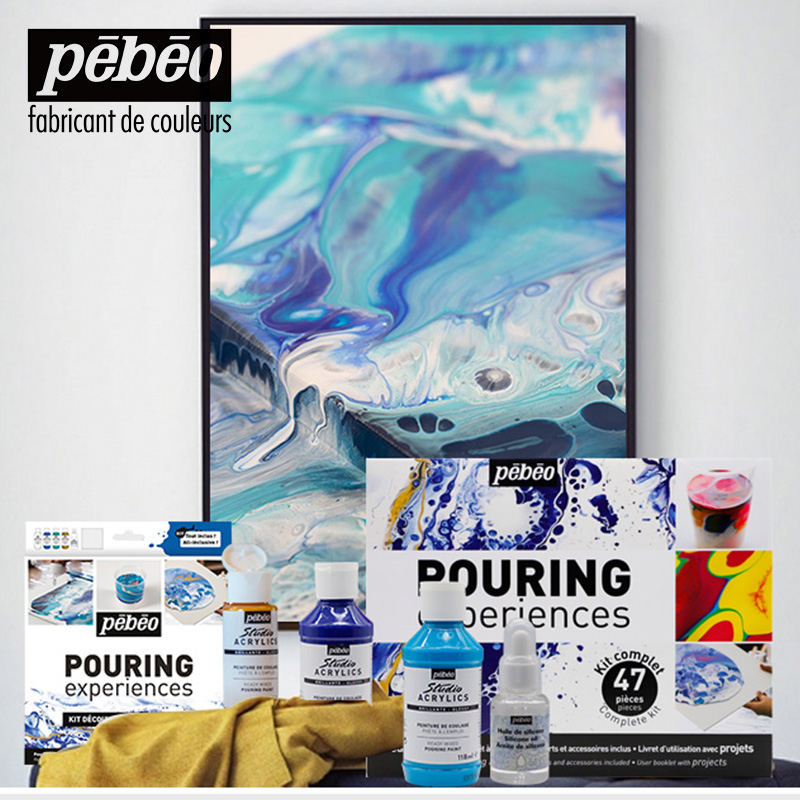 PEBEO – peinture acrylique liq - Acrylic Pour Paint avis et prix